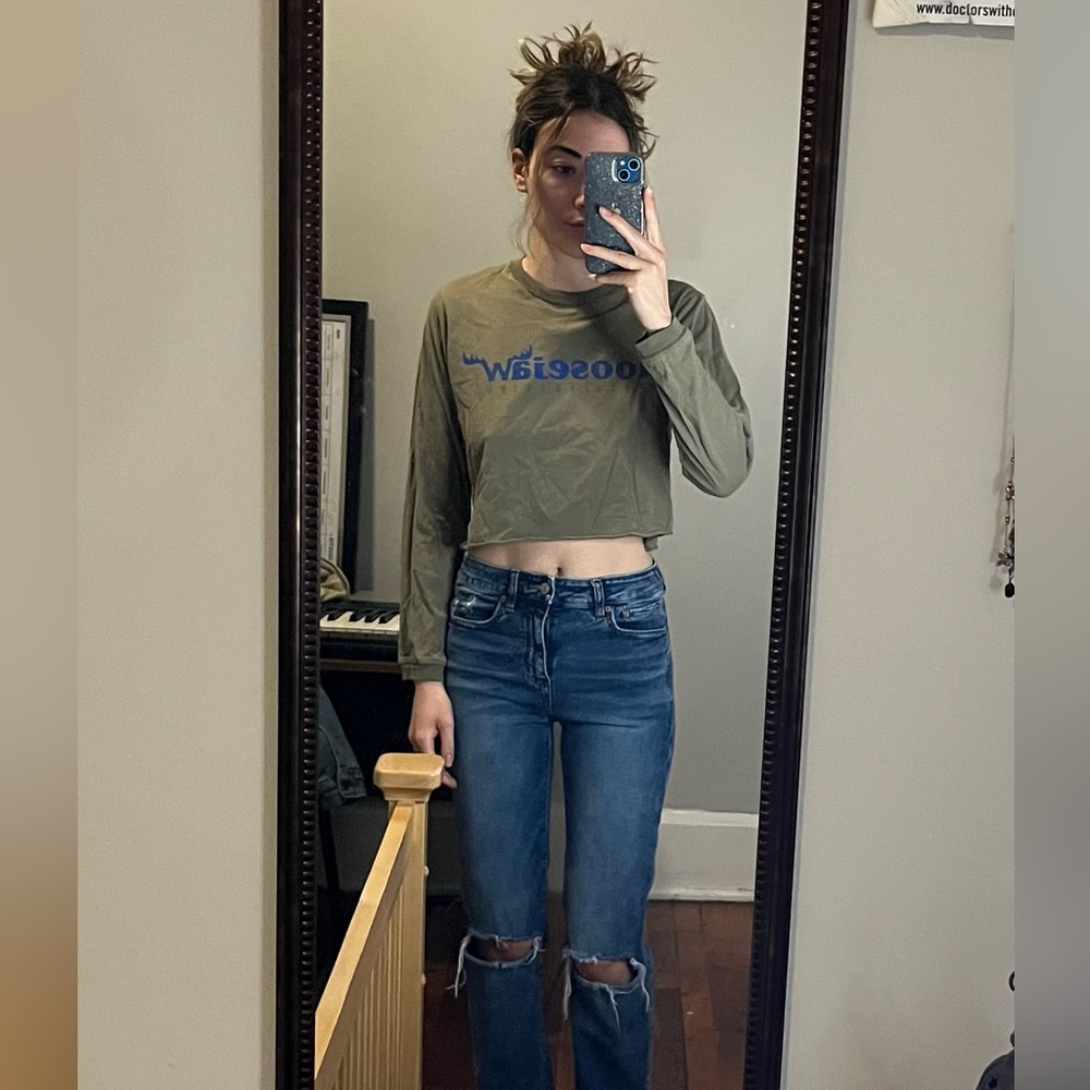 Moosejaw cropped long sleeve